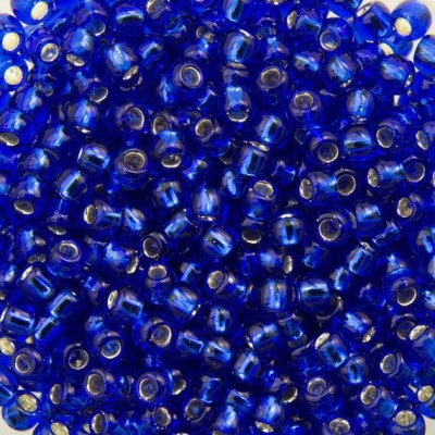 TOHO Round 11/0 Silver-Lined Cobalt 28 | Japanese Seed Beads