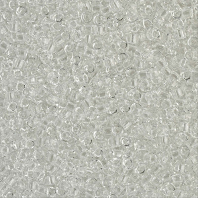 TOHO Round 11/0 Transparent Crystal 1 | Japanese Seed Beads