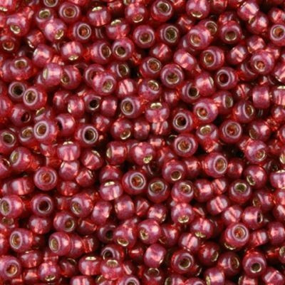 TOHO Round 11/0 Silver-Lined Milky Pomegranate 2113 | Seed Beads