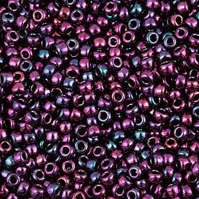 TOHO Round 11/0 Metallic Amethyst Gun Metal 90 | Japanese Beads