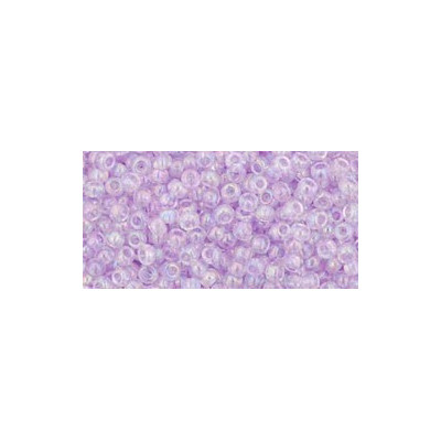 TOHO Round Seed Beads 11/0 Transparent-Rainbow Foxglove 477D