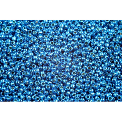TOHO Round 11/0 Galvanized Caribbean Blue PF583 | Japanese Beads
