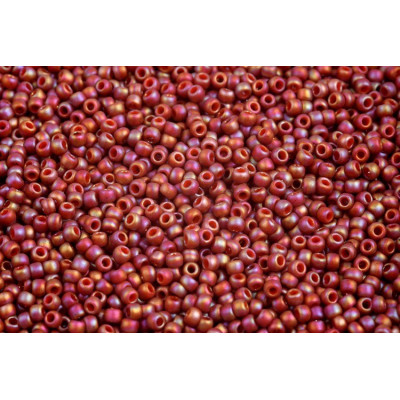 TOHO Round 11/0 Burnt Orange Semi Glazed Rainbow 2640F | Japan Beads