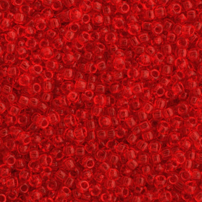 TOHO Round 15/0 Seed Beads Transparent Siam Ruby 5B | Glass Beads