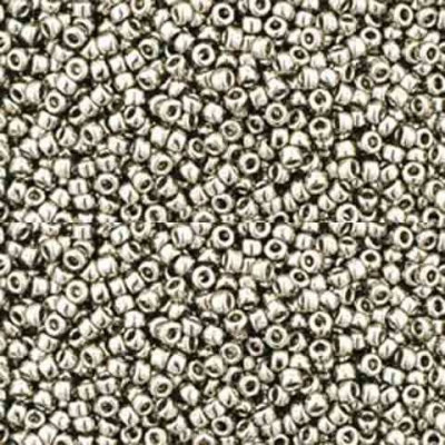 TOHO Round 15/0 Nickel 711 | Japanese Seed Beads 5g
