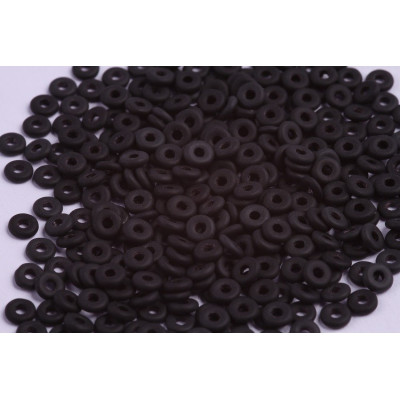 O-Bead 4 mm N. 35 Jet Matte