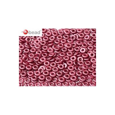 O-Bead 4 mm N. 56 Alabaster Pastel Burgundy
