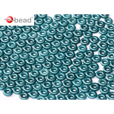 O-Bead 4 mm N. 61 Alabaster Pastel Petrol
