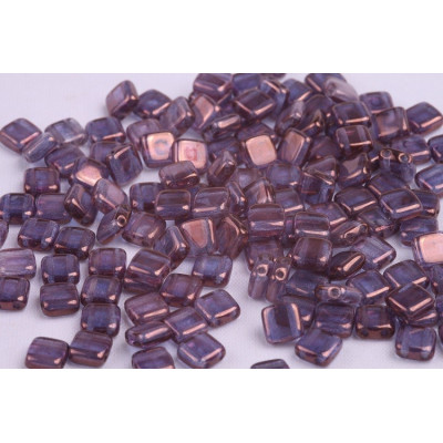 Tile Beads Vega on Crystal 00030/15726 6x6mm | Czech Glass Beads