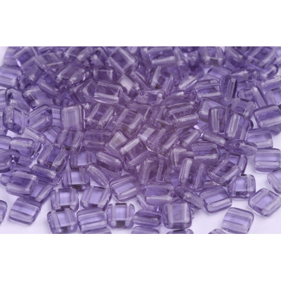 Tile Beads 6x6mm Tanzanite 20500 | Rutkovsky Czech Glass Beads