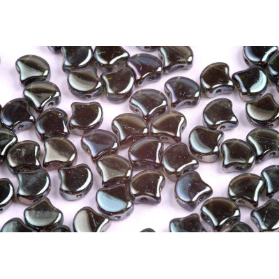 Matubo Ginko Beads 7.5mm Aquamarine Full Celsian - 2-Hole