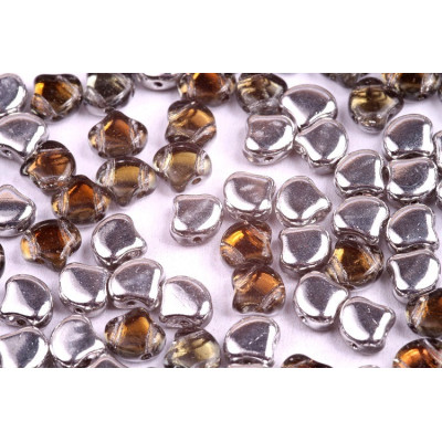 Matubo Ginko Czech Glass Beads 7.5mm - Backlit Menthol