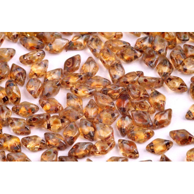 MATUBO GEMDUO  N. 353 CRYSTAL TRAVERTIN DARK