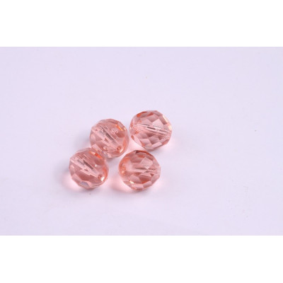 Perle sfaccettate  N. 348 Rosa