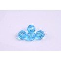 Aqua Fire Polished Beads 12mm 351 | Czech Glass Rutkovsky