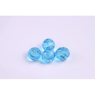Aqua Fire Polished Beads 12mm 351 | Czech Glass Rutkovsky