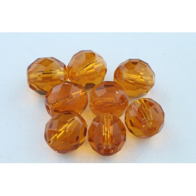 Fire Polished Beads 10mm Brown 3342 | Czech Glass Beads
