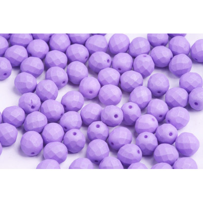 Fire Polished Beads 8mm Violet Silk Matt 02010/29570 | Rutkovsky