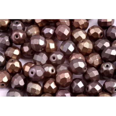 Fire Polished Beads 8mm Crystal Grey Rainbow 0030/01670 | Rutkovsky