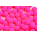Fire Polished Beads 8mm Alabaster Pink Neon 02010/25123 | Rutkovsky