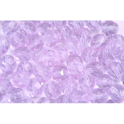 Fire Polished Beads 8mm Violet 20300 | Rutkovsky Czech Glass