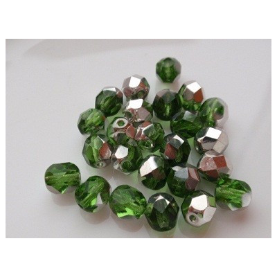 Perle sfaccettate N. 1679 Verde