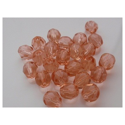 Firepolished Round Beads 7mm N. 1697 Brown