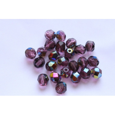 Perle sfaccettate N. 2026 Viola