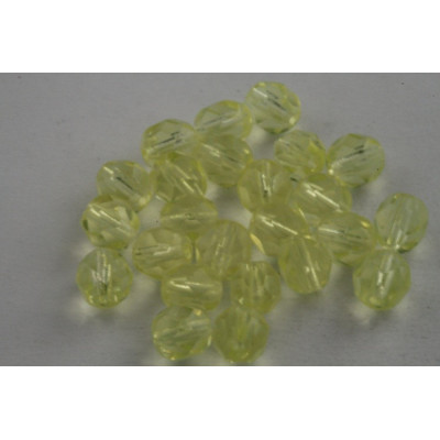 Firepolished Round Beads 7mm N. 3312 Green