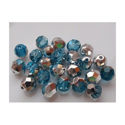 Perle sfaccettate N. 1676 Blu