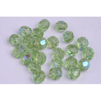 Firepolished Round Beads 7mm N. 4267 Green