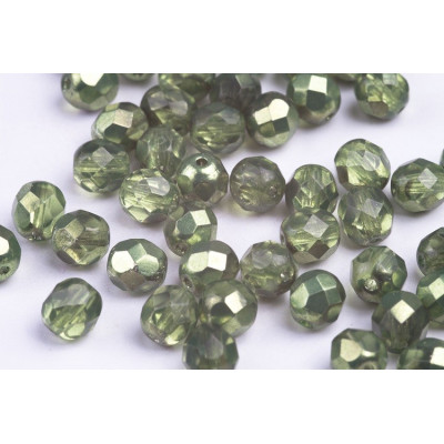 Perle sfaccettate N. 4810 Verde