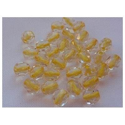 Fire Polished Beads 6mm Yellow 1816 | Czech Glass Beads