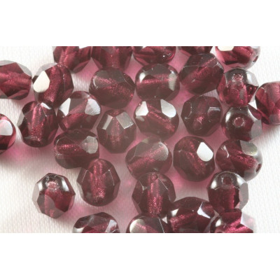 Perle sfaccettate  N. 2727 Rosso