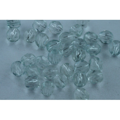 Fire Polished Beads 6mm Crystal 3331 | Czech Glass Beads