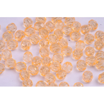 Fire Polished Beads 6mm Orange 4331 | Czech Glass Beads