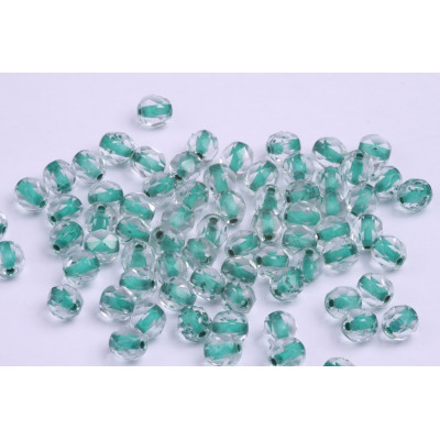 Fire Polished Beads 6mm Teal Green 4516 | Czech Glass Beads