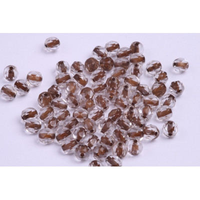 Fire Polished Beads 6mm Brown 4517 | Czech Glass Beads