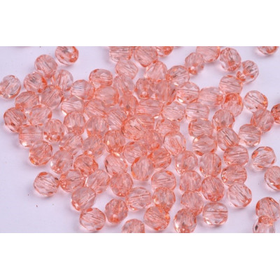 Fire Polished Beads 6mm Peach 4494 | Czech Glass Beads