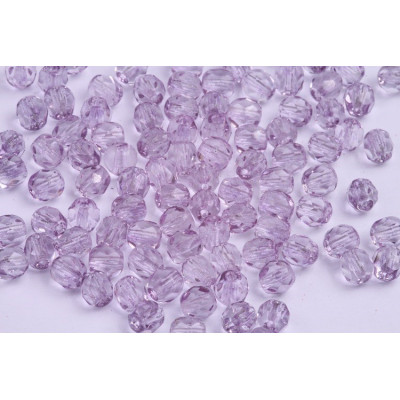 Fire Polished Beads 6mm Amethyst Purple 4497 | Czech Glass Beads