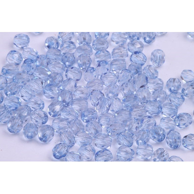 Fire Polished Beads 6mm Light Blue 4499 | Czech Glass Beads