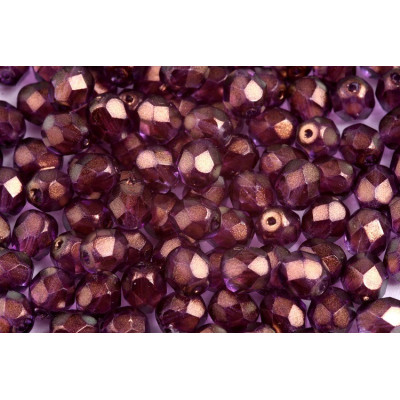 Fire Polished Beads 6mm Halo Regal 00030/69261 | Czech Glass