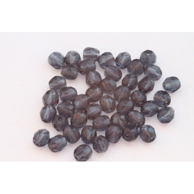 Fire Polished Beads 5mm Grey 2896 | Czech Glass Beads