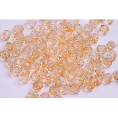 Fire Polished Beads 5mm Honey Brown 4477 | Czech Glass Beads