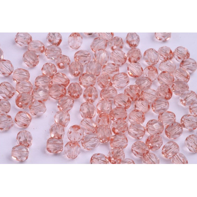 Fire Polished Beads 5mm Peach 4478 | Czech Glass Beads