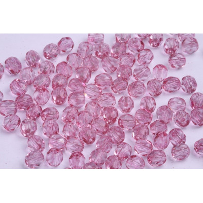 Fire Polished Beads 5mm Transparent Violet 4481 | Czech Glass