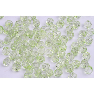 Fire Polished Beads 5mm Lime Green 4486 | Czech Glass