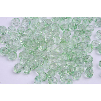 Czech Fire Polished Beads 5mm Green 4487 | Rutkovsky Glass