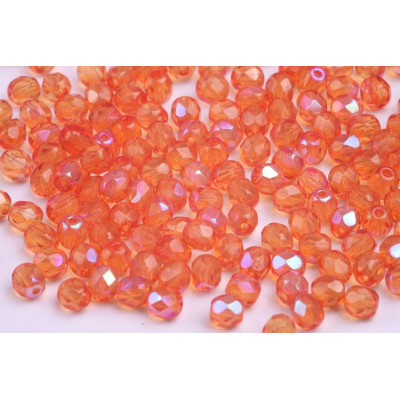 Czech Fire Polished Beads 5mm Copper 5175 | Rutkovsky Glass