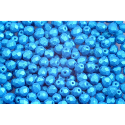 Fire Polished Beads 5mm Blue Raspberry 03000/24511 | Czech Glass